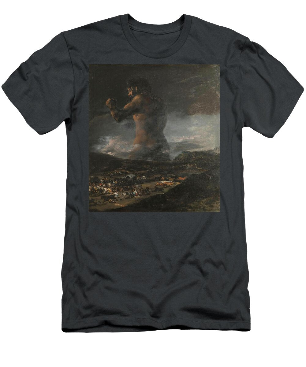 The Colossus 1818 1825 Oil on Canvas Francisco De Goya 1746 1828 T-Shirt
