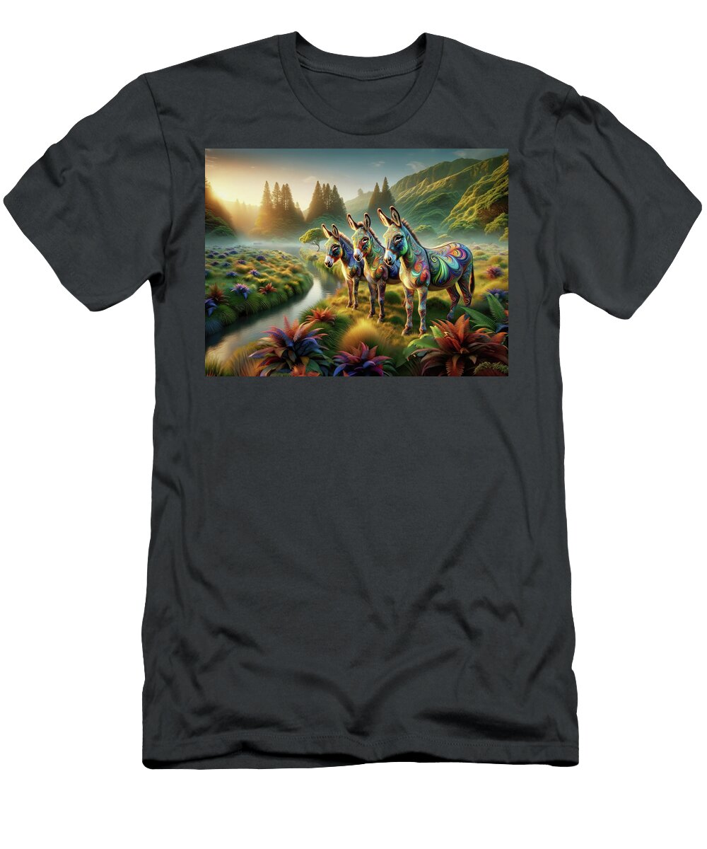 The Enchanted Donkeys Bill and Linda Tiepelman T-Shirt
