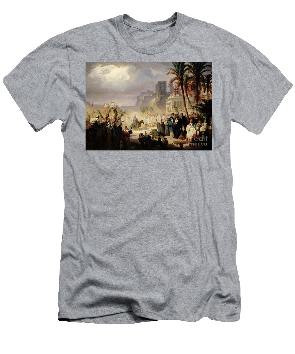 The Entry of Christ Into Jerusalem Louis Felix Leullier T-Shirt