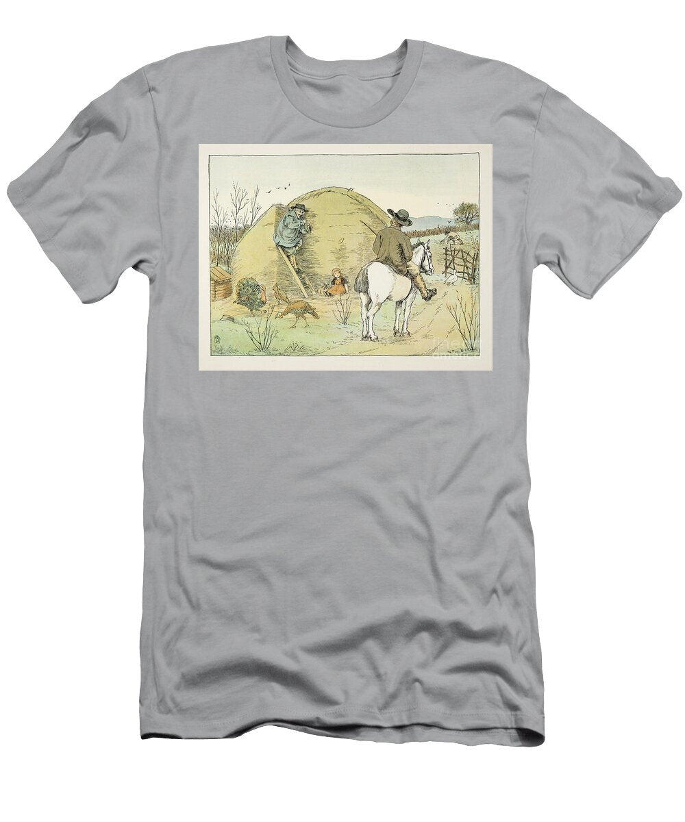 The Farmer From Four and Twenty Toilers Pub 1900 Colour Litho Francis Donkin Bedford T-Shirt