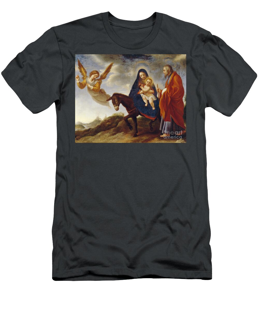 The Flight Into Egypt Carlo Dolci T-Shirt