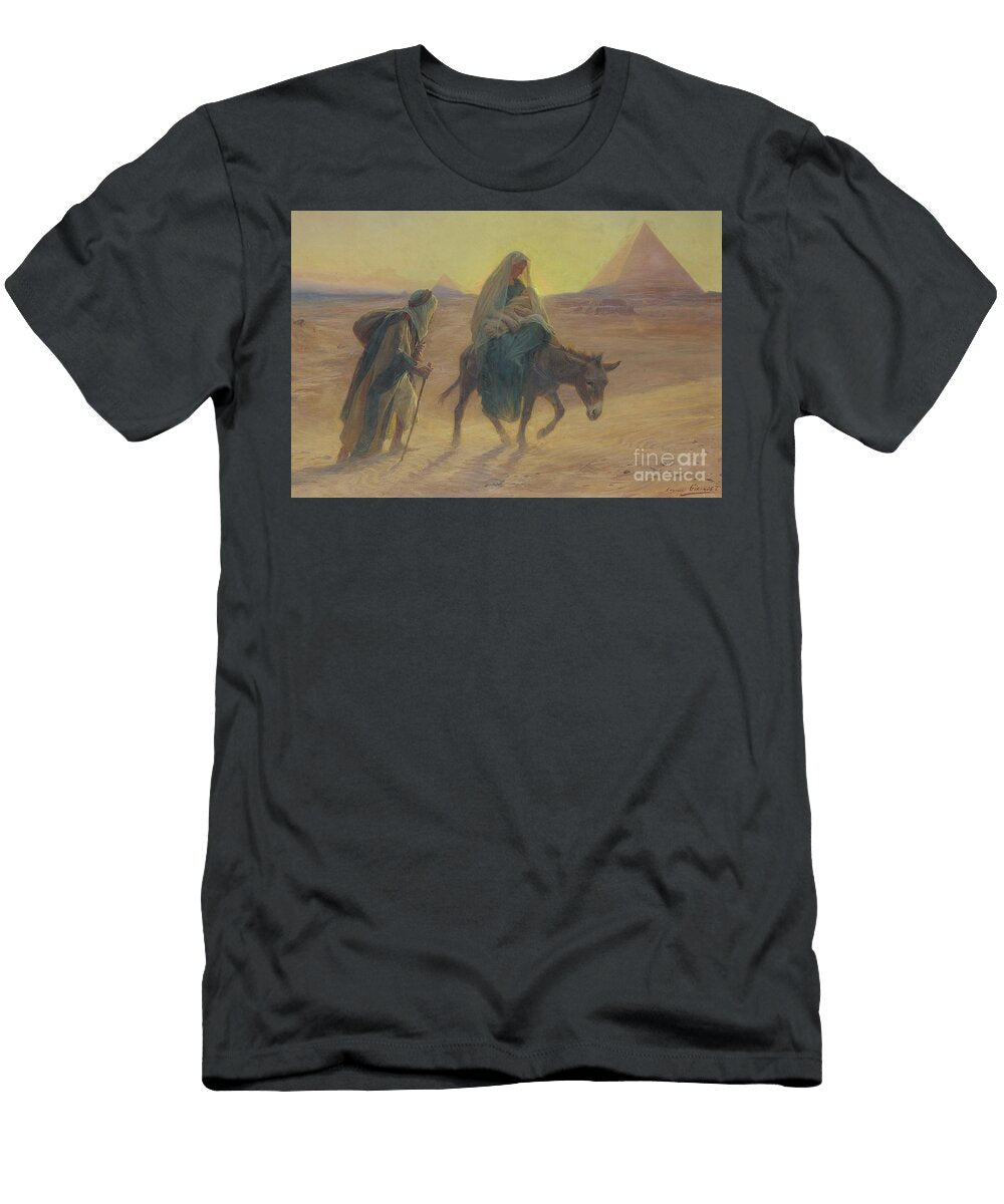 The Flight Into Egypt Eugene Alexis Girardet T-Shirt