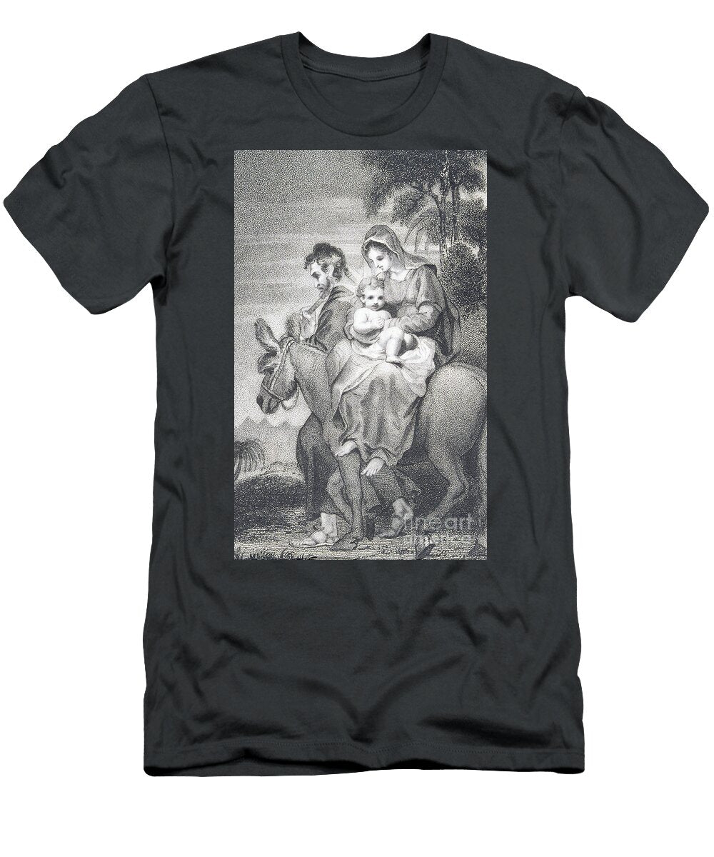 The Flight Into Egypt From the History and Life of Our Blessed Lord and Savior Jesus Christ William Hopwood T-Shirt