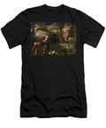 The Flight Into Egypt Sala Terrena 1582 87 Oil on Canvas Jacopo Robusti Tintoretto T-Shirt