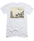 The Flight with Obelisk At the Left Giovanni Domenico Tiepolo T-Shirt