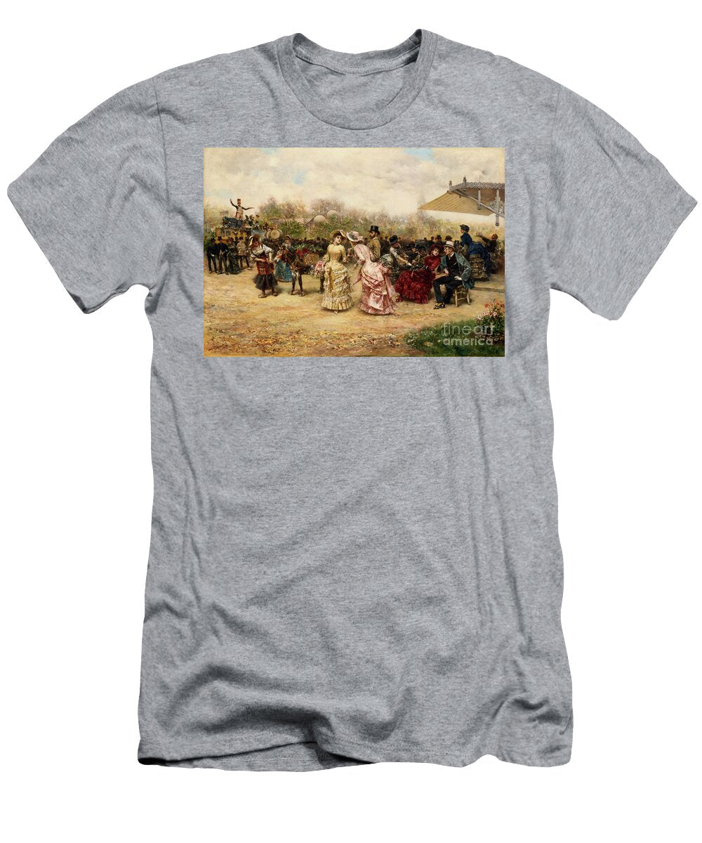 The Flower Sellers 1883 Ludovico Marchetti T-Shirt