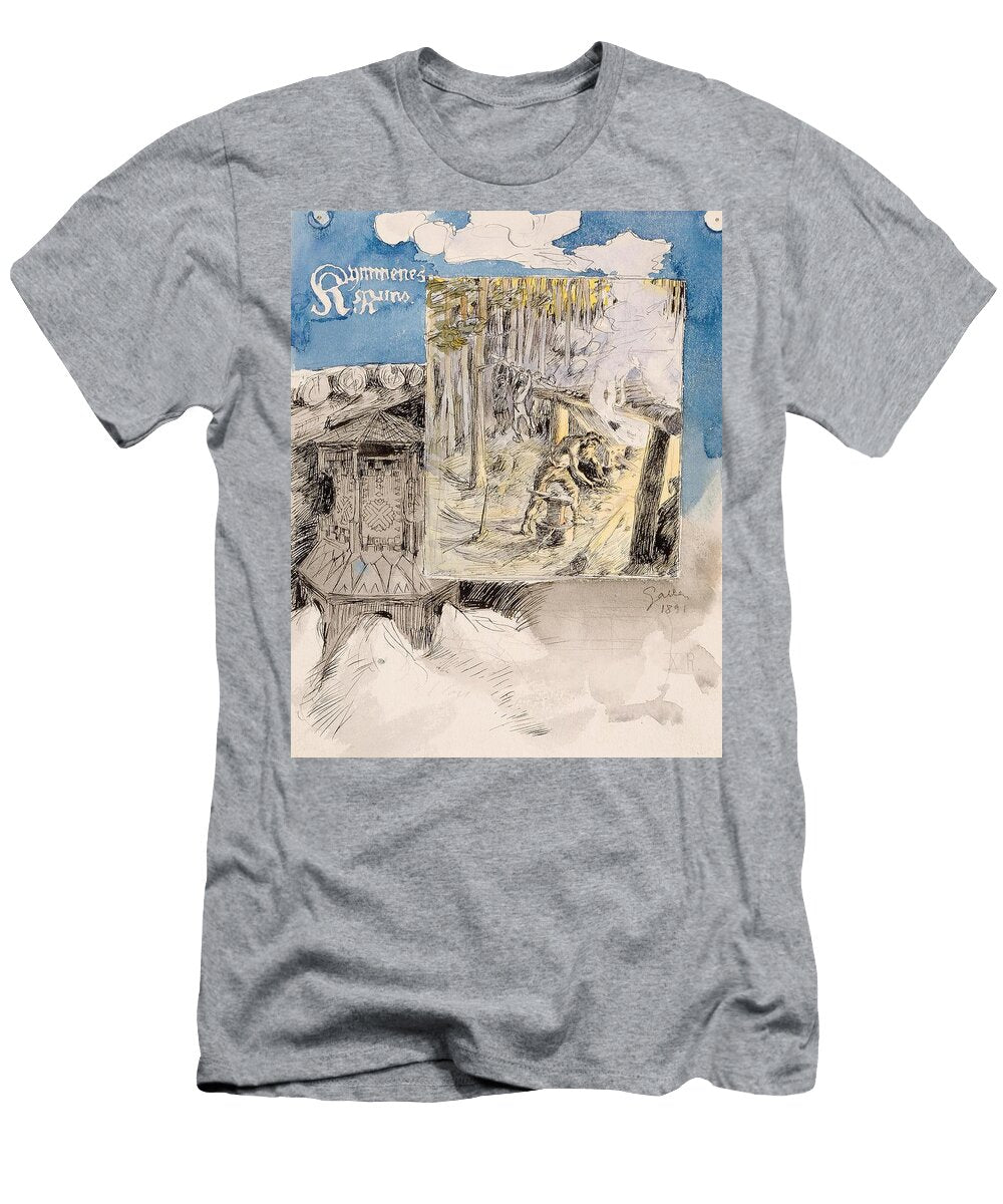 The Forging of the Sampo Illustration for the Kalevala Akseli Gallenkallela Finnish T-Shirt