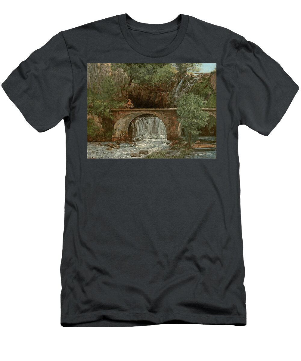 The Great Bridge 1864 Gustave Courbet T-Shirt
