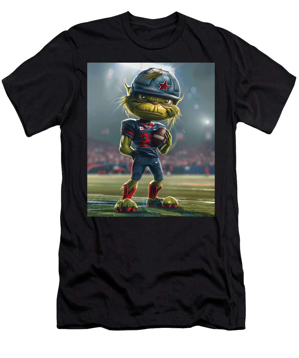 The Grinch Vs Diamondbacks Green Guy Gauntlet Robertz Schuler T-Shirt