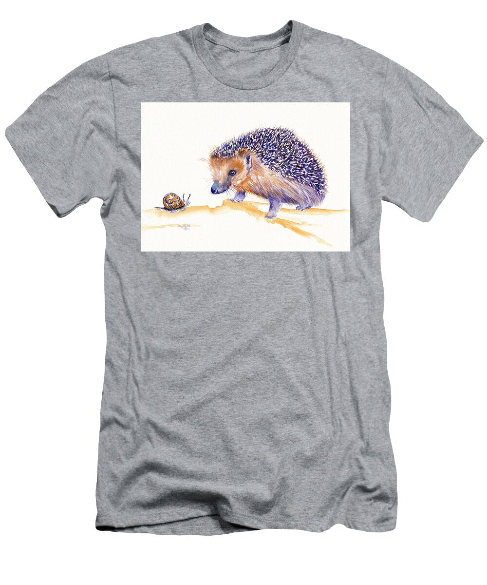 The Hedgehog and Snail Debra Hall T-Shirt