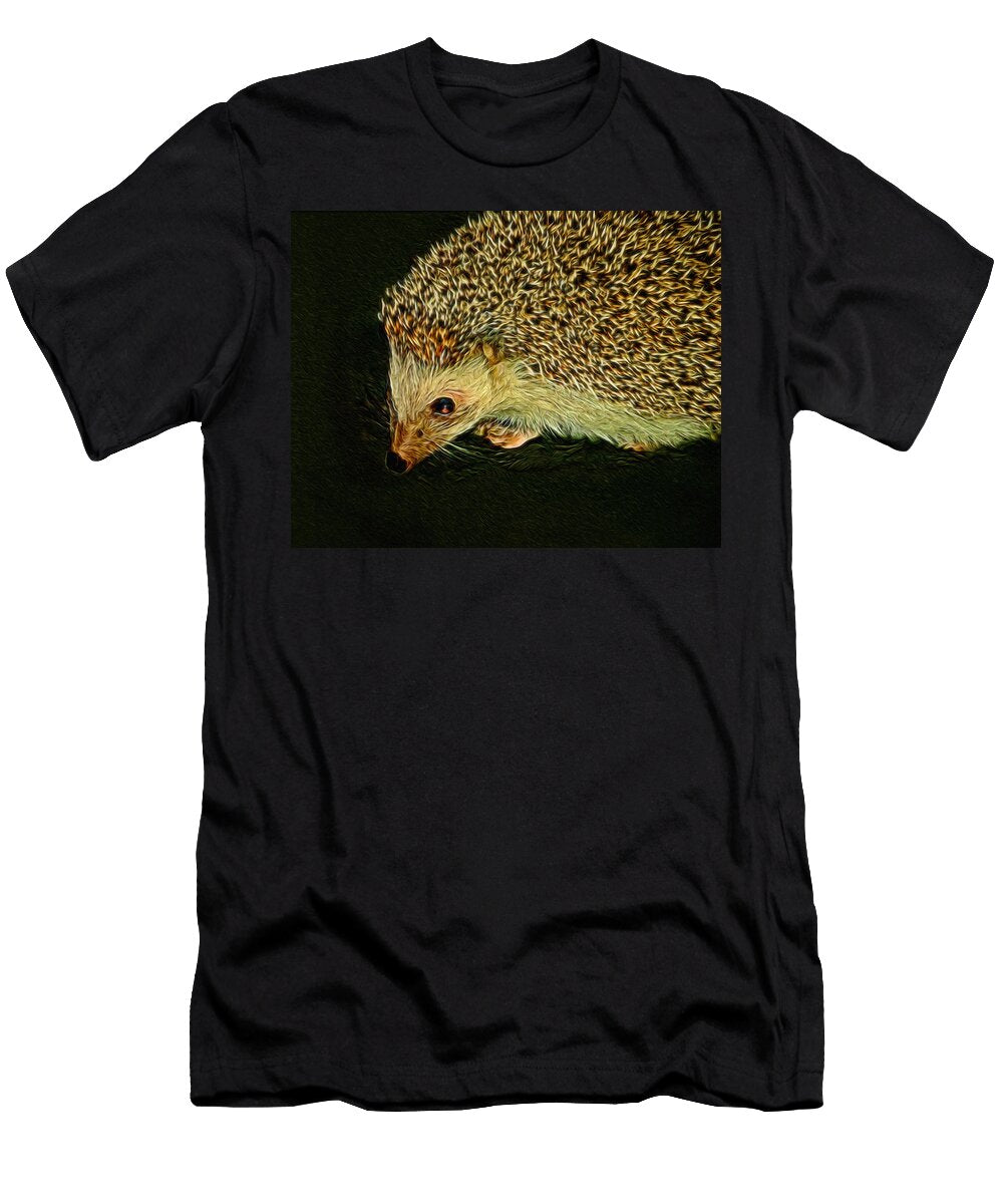 The Hedgehog Digital Art Ernie Echols T-Shirt