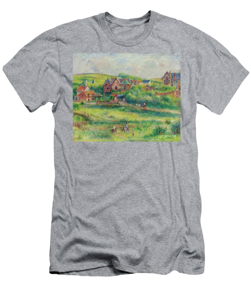 The House of Blanche Pierson Pourville 1882 Pierre Auguste Renoir T-Shirt