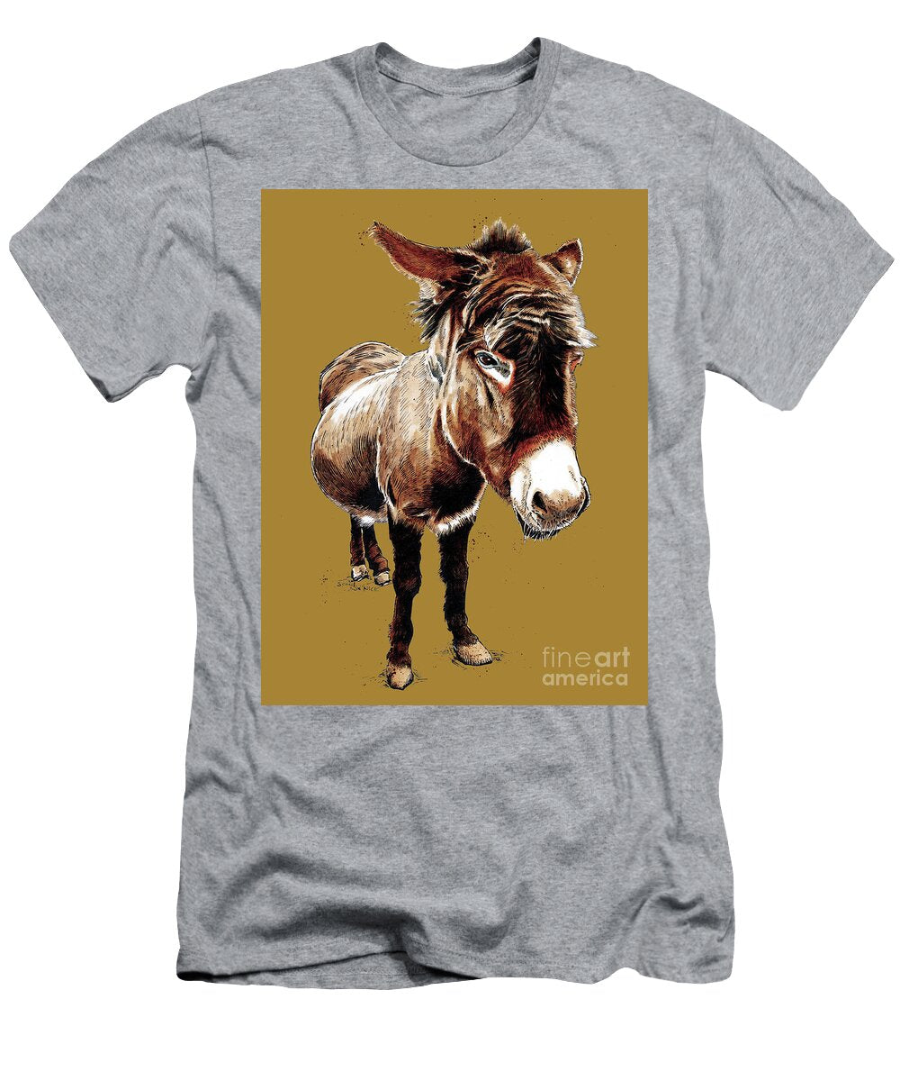 The Little Donkey on Golden Yellow 2020 Mike Davis T-Shirt