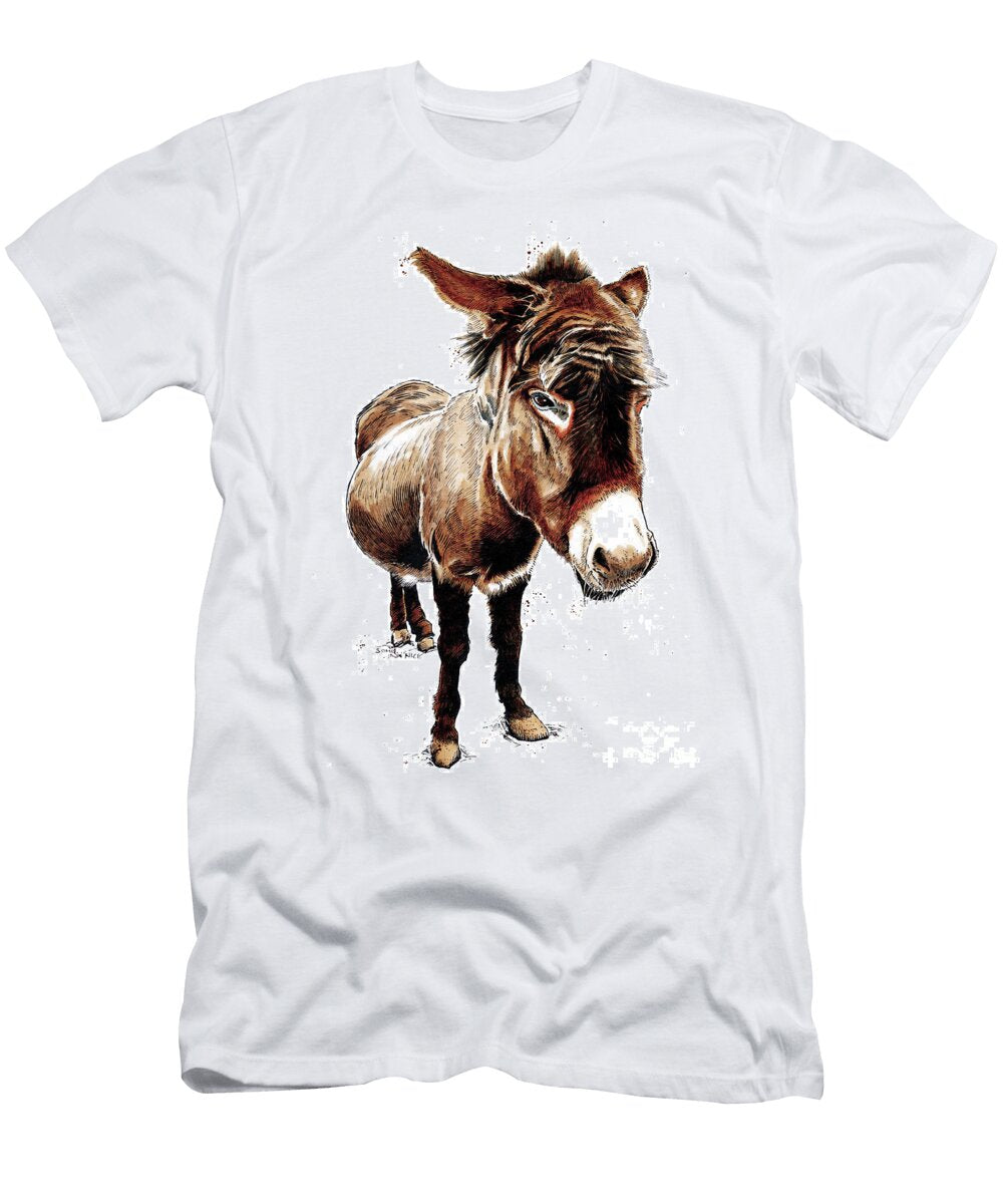 The Little Donkey on White 2020 Mike Davis T-Shirt