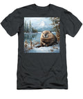 The Majestic Canadian Beaver a Painted Tribute to Nature Dream Stuff T-Shirt