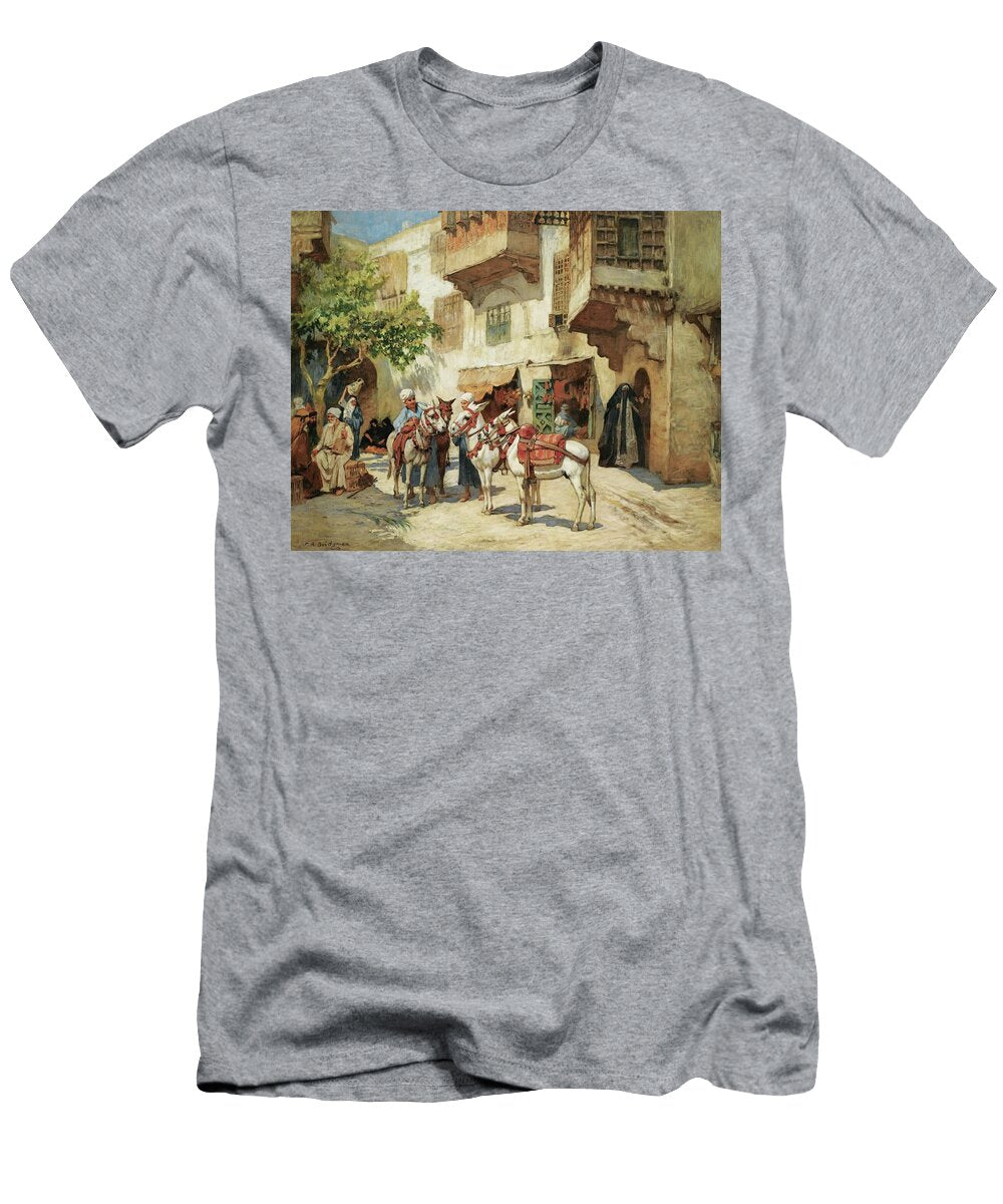 The Market Square Frederick Arthur Bridgman T-Shirt