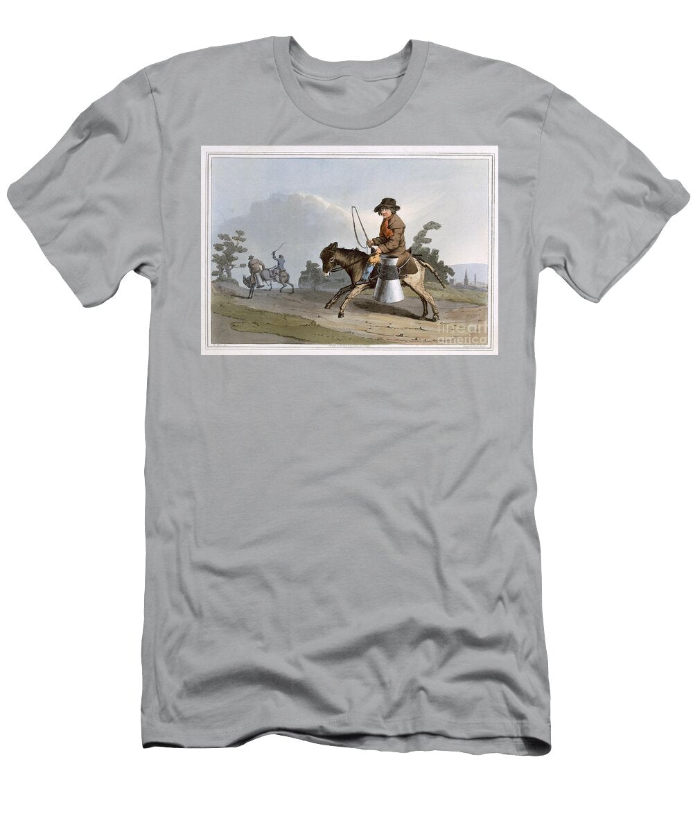 The Milk Boy Engraved By Robert Havell the Elder Published 1814 By Robinson and Son Leeds George Walker T-Shirt