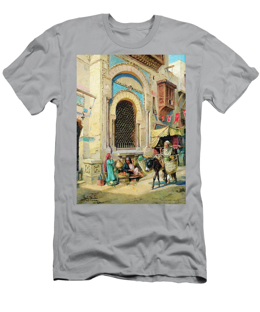 The Orange Merchant in Cairo Anton Binder T-Shirt