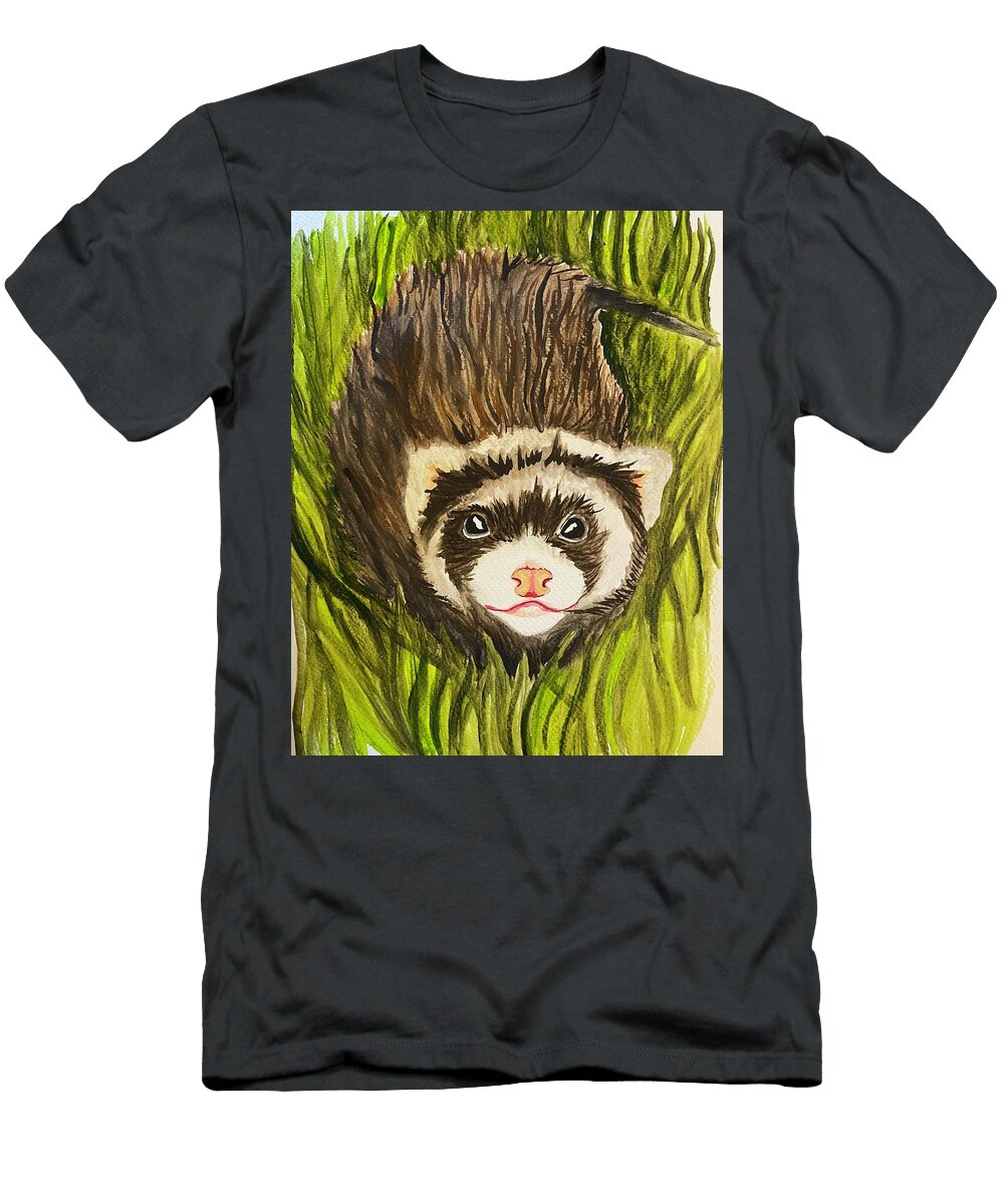 The Playful Ferret Kristi Brooks T-Shirt
