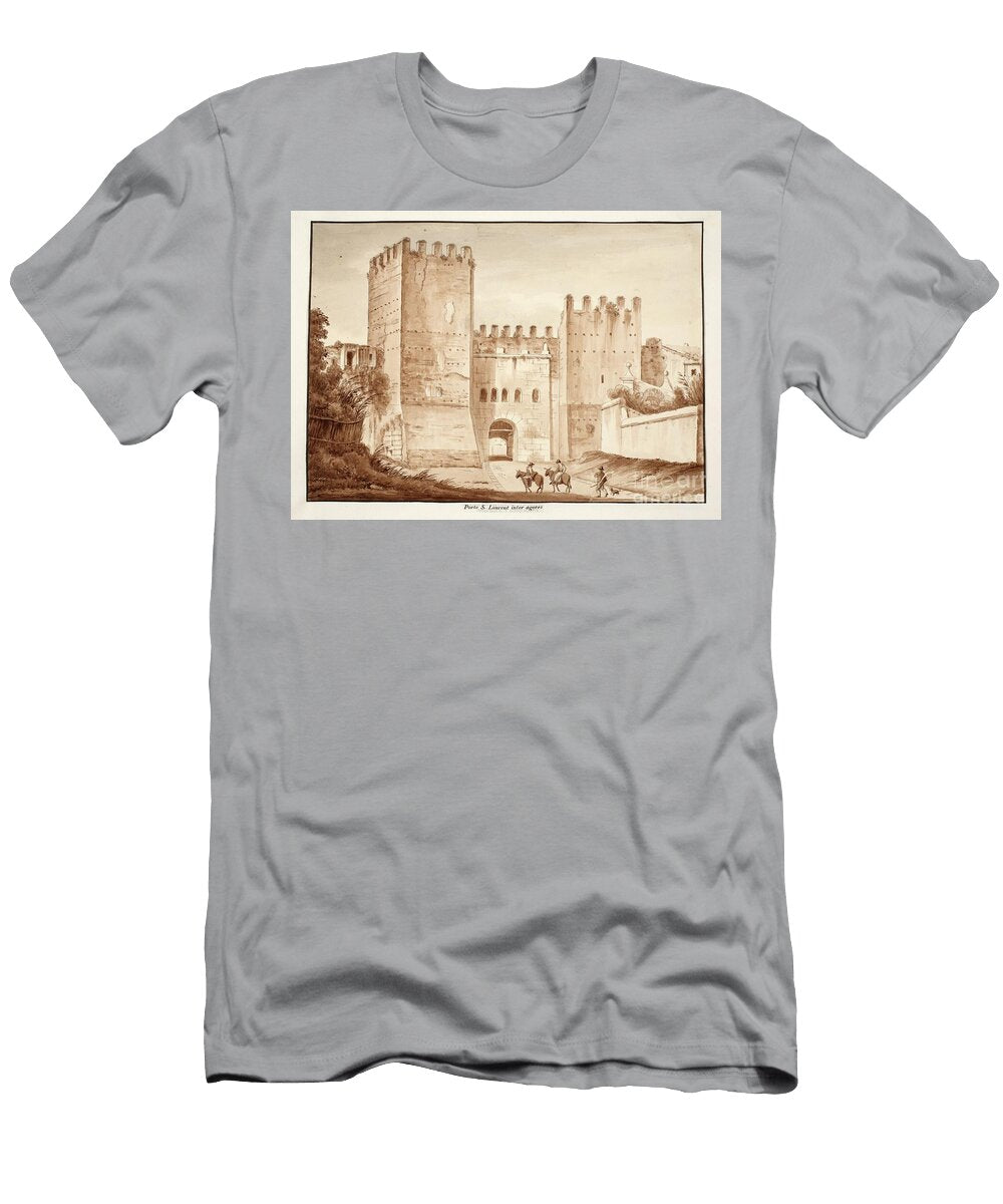 The Porta San Lorenzo Inter Ageres 1833 Agostino Tofanelli T-Shirt