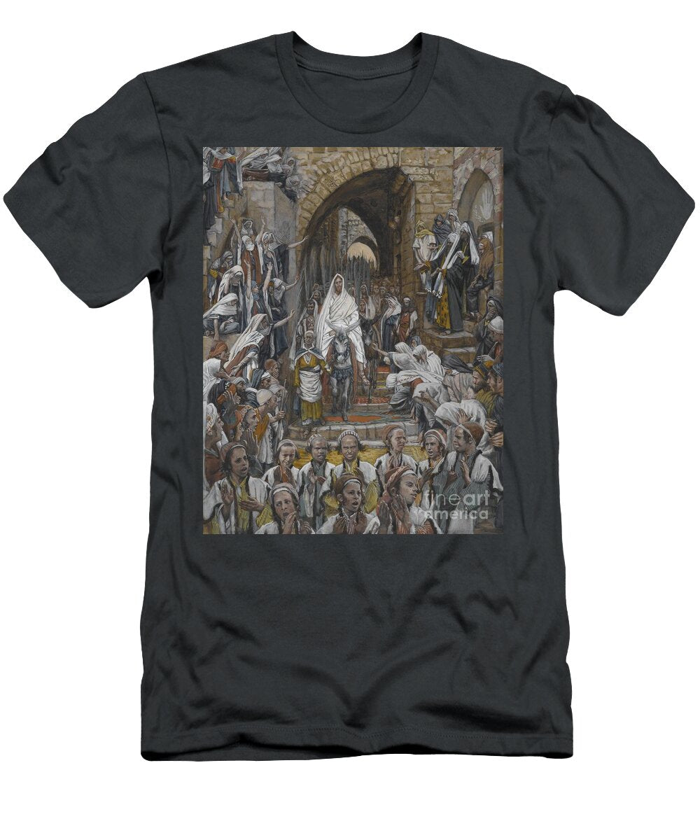 The Procession in the Streets of Jerusalem Tissot T-Shirt