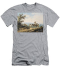 The Recalcitrant Donkey Pen and Grey Ink and Watercolor Julius Caesar Ibbetson T-Shirt