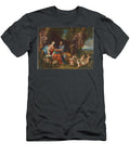 The Rest on the Flight Into Egypt 1652 Oil on Canvas Child Jesus Virgin Mary Jacques Stella 1596 1657 T-Shirt