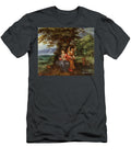 The Rest on the Flight Into Egypt Oil on Copper Hendrik De Clerck T-Shirt