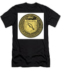 The Seal of the Colonial Province of New Amsterdam 17th Century Colorized Engraving 19th Century Seal of New Netherland Hand Colored Woodcut American School T-Shirt