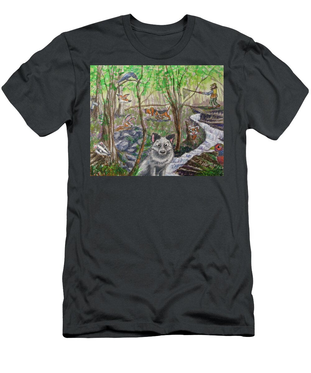 The Silver Haired Fox Book Cover Diane Quee T-Shirt