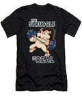 The Struggle Is Real Hedgehog I Fitness Gym I Weightlifting Maximus Designs T-Shirt