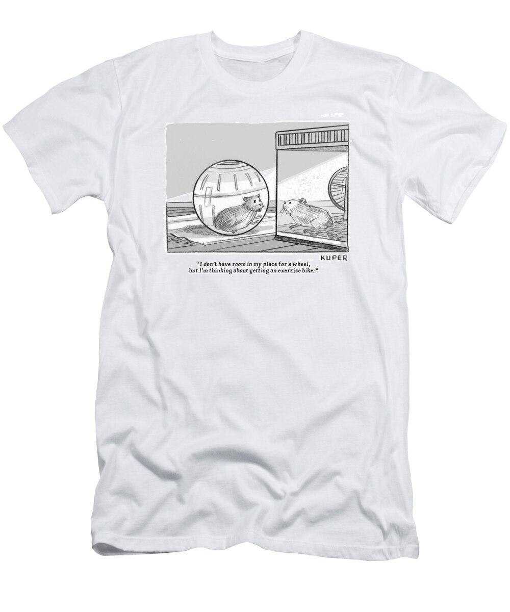 Thinking About Getting an Exercise Bike Peter Kuper T-Shirt