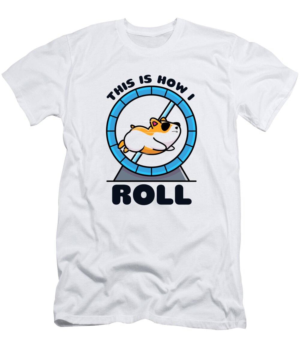 This Is How I Roll Dwarf Syrian European Golden Hamster Graphics Lab T-Shirt