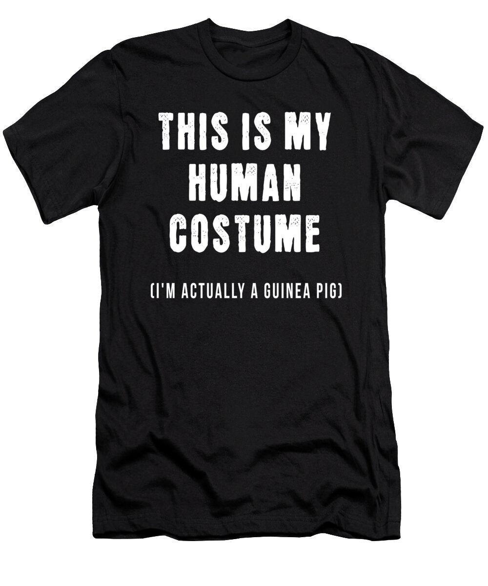 This Is My Human Costume Rodent Guinea Pig Moon T-Shirt