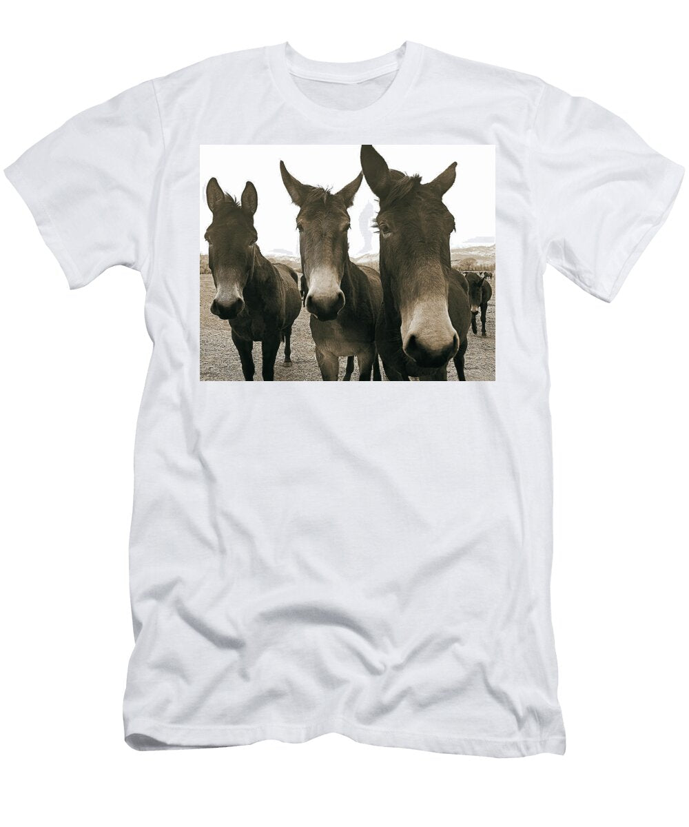 Three Amigos Sepia Don Schimmel T-Shirt