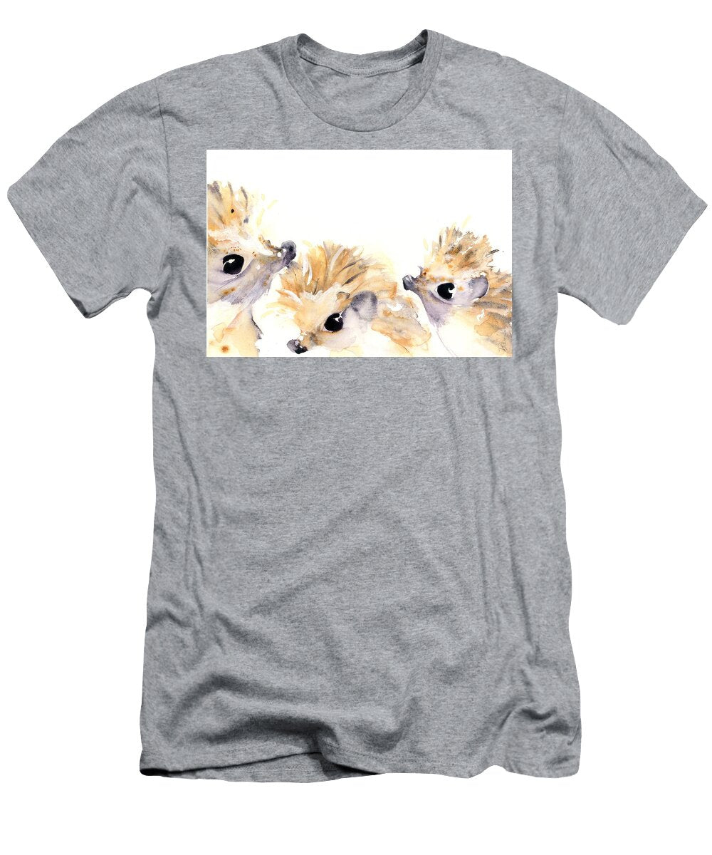 Three Hedgehogs Dawn Derman T-Shirt