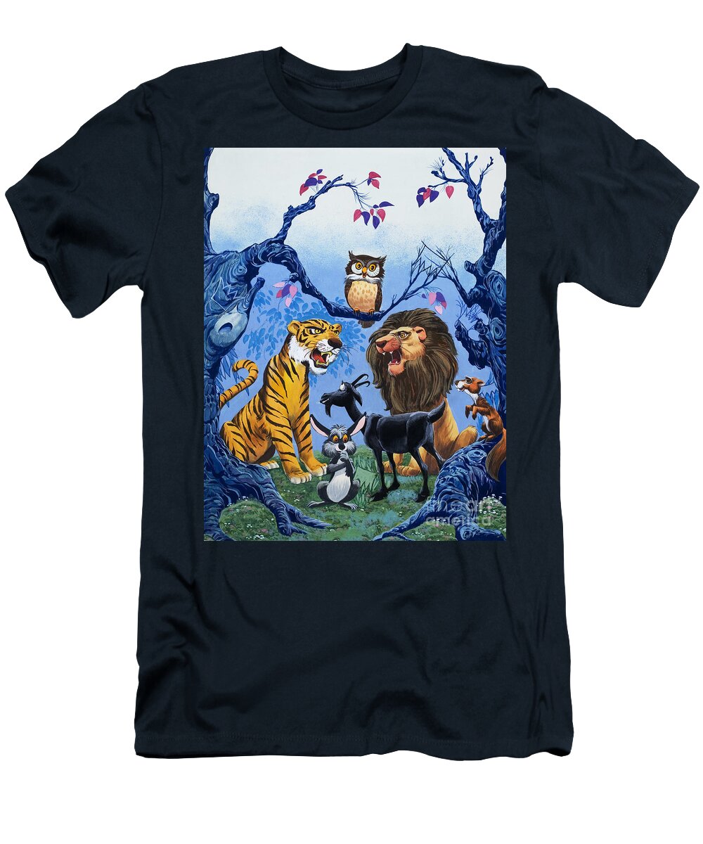Tiger Lion and Other Animals Unknown T-Shirt