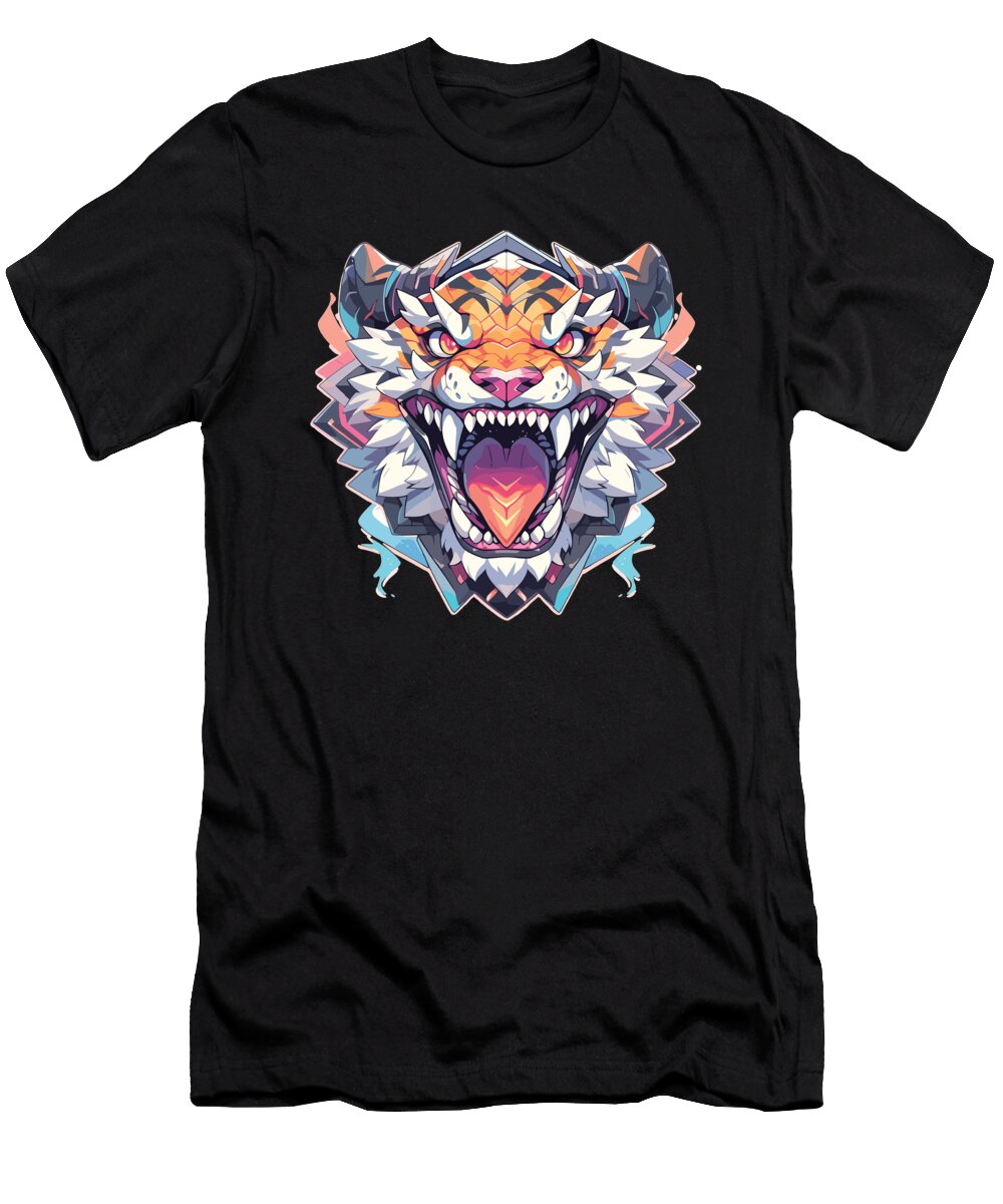 Tiger Tiger Tiger Baby Reading Cat Safari Steven Zimmer T-Shirt