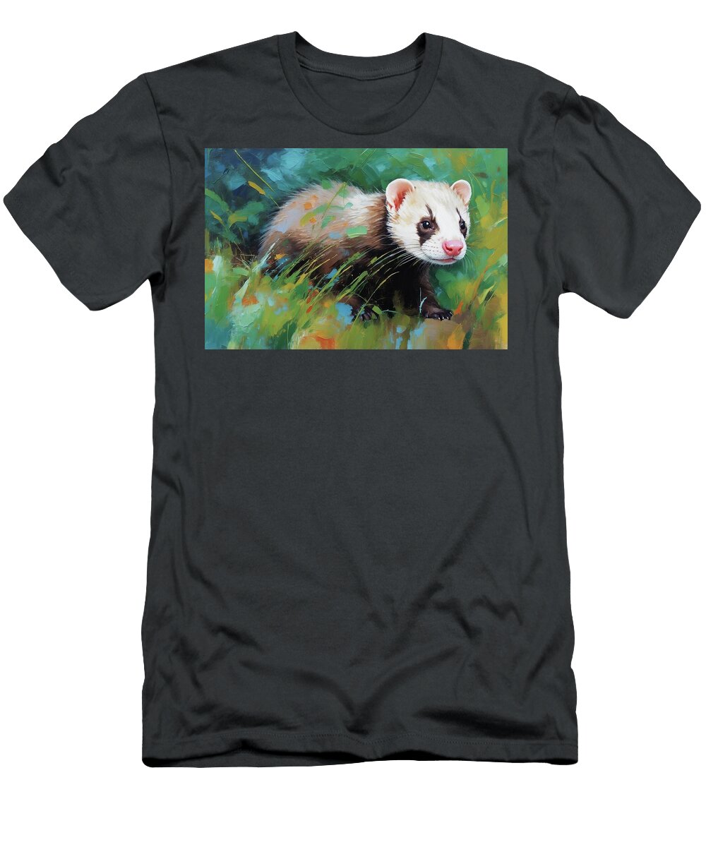 Tiny Explorer a Ferret Tale Don Northup T-Shirt