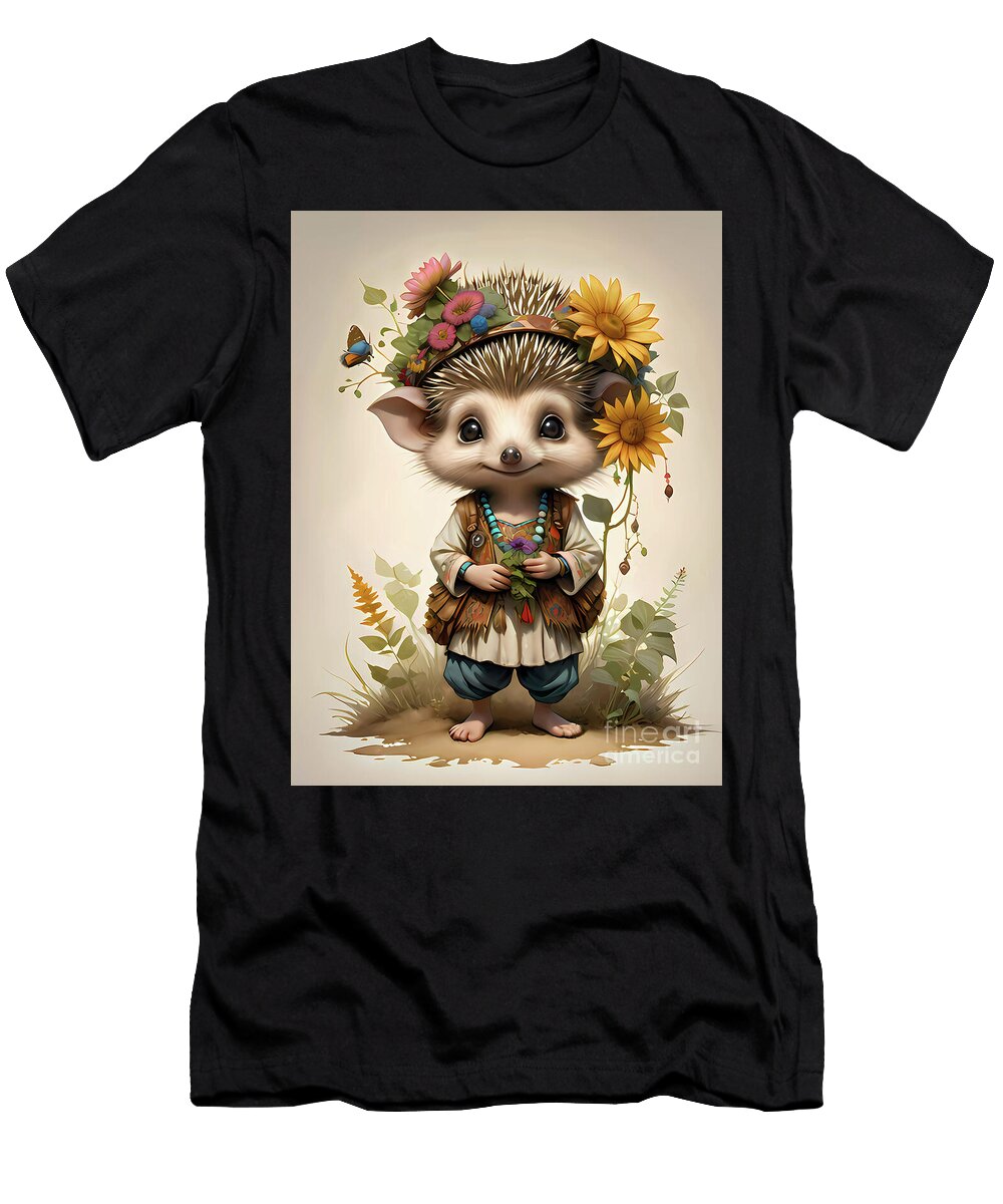 Tiny Hedgehog Artwork for Kids Ingo Klotz T-Shirt