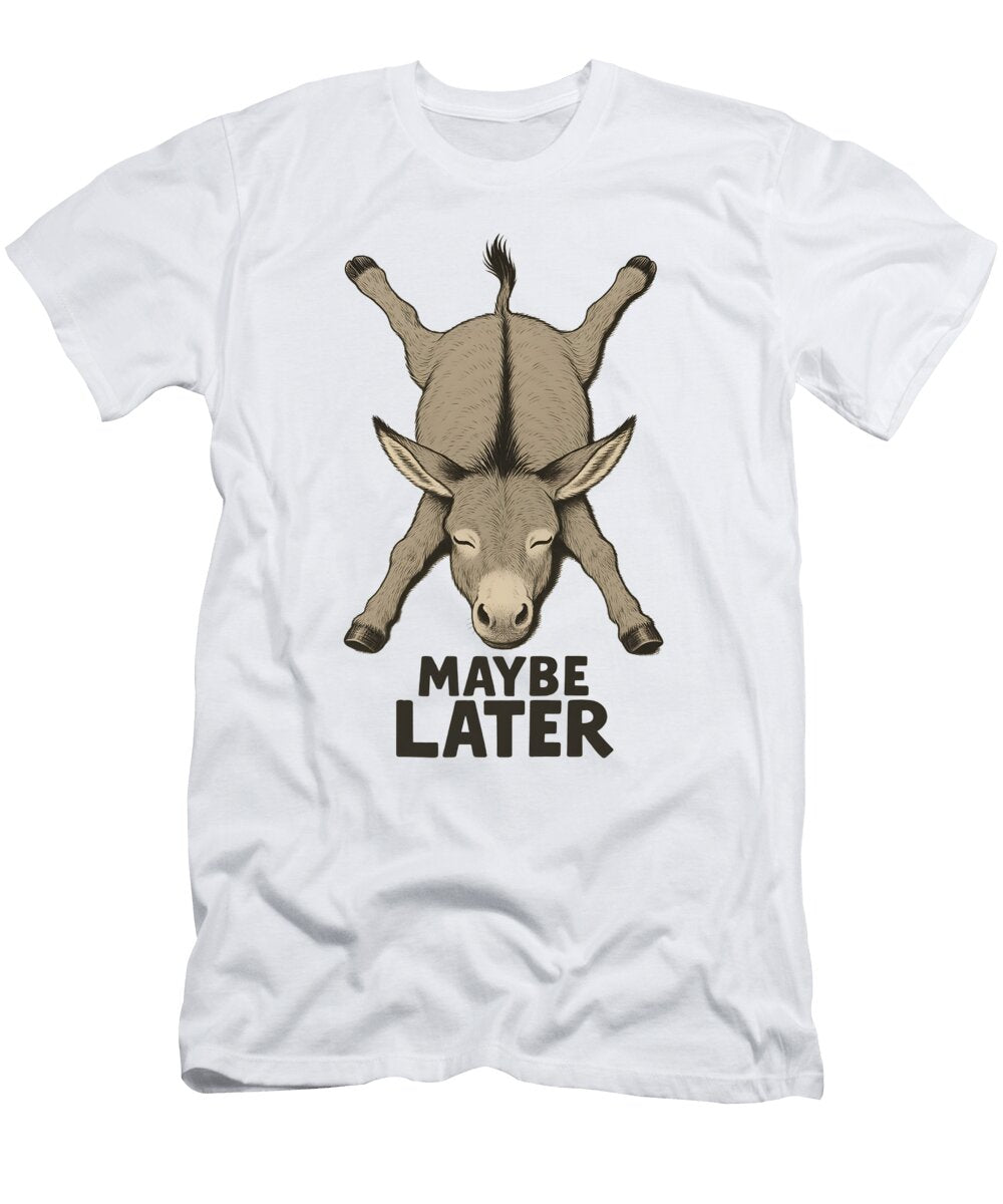 Tired Donkey Poster Mounir Khalfouf T-Shirt