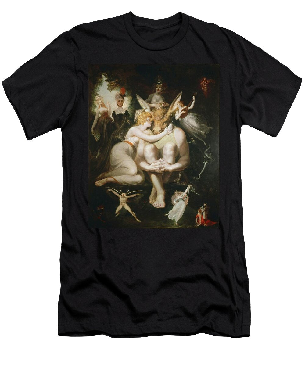 Titania Caresses Bottom with the Donkeys Head1793 94 Canvas Henry Fuseli Johann Heinrich Fuessli T-Shirt