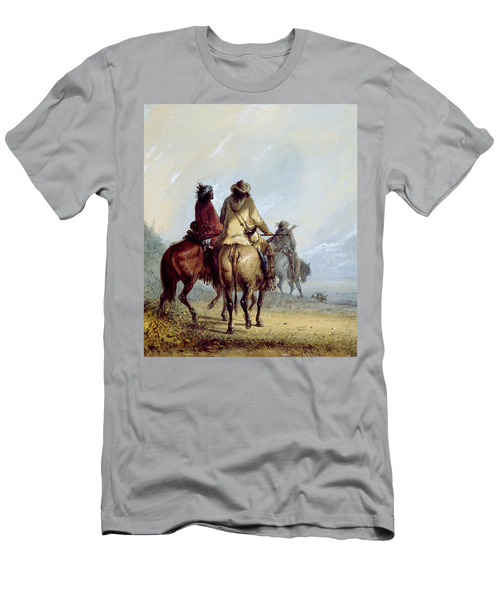 Trappers Starting for the Beaver Hunt Alfred Jacob Miller T-Shirt