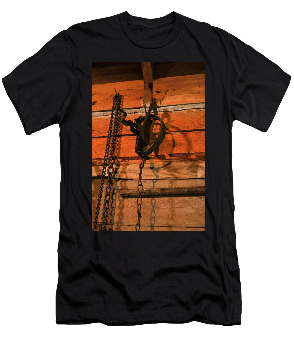 Traps on a Cabin Wall Jeff Swan T-Shirt