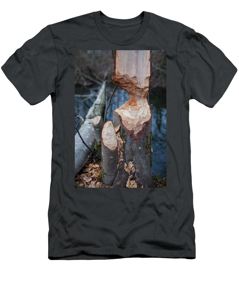 Tree Chewed By Beaver Vancouver Christopher Kimmel T-Shirt