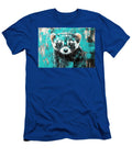 Turquoise Ferret with Playful Design Grover Mcclure T-Shirt