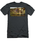 Two Children Riding Donkeys on the Edge of a Moor 1912 George Edmund Butler T-Shirt