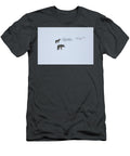 Two Coyotes in the Cold Snow Jeff Swan T-Shirt