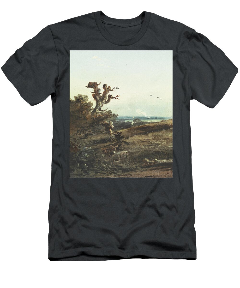 Two Donkeys in a Landscape John Varley T-Shirt