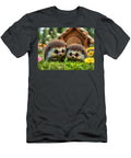 Two Happy Hedgehogs Barbara Zahno T-Shirt
